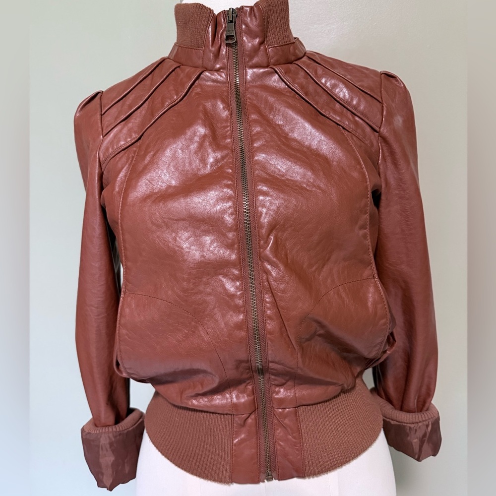 Women's Brown Leather Jacket